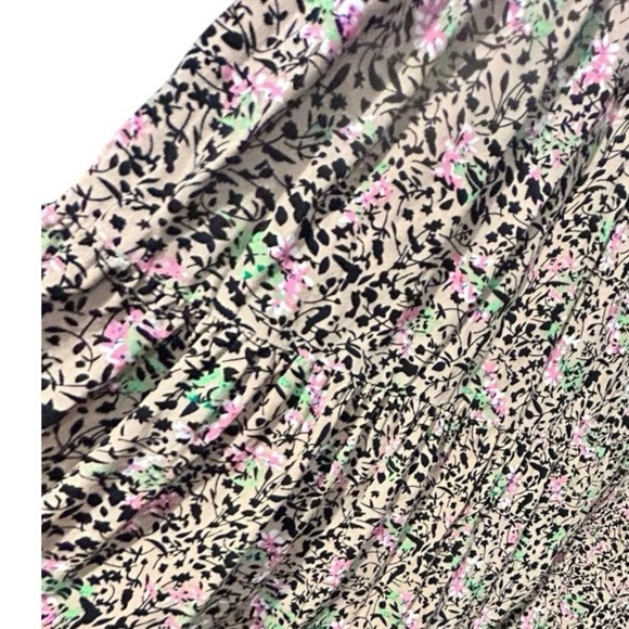 JODIFL Ultra Wide Leg Bohemian Smocked Waist Floral Soft Flowy EC Size M - Picture 8 of 8